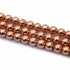 Kép 2/2 - Hematit (rosegold) golyós szál, 8 mm, kb. 39 cm