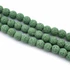 Kép 2/2 - Lávakő, szintetikus, zöld golyós szál, 8 mm, kb. 38 cm