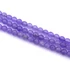 Kép 2/2 - Jáde (lila) fazettált festett golyós szál, 6 mm, kb. 38 cm