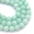 Kép 1/2 - Maláj Jáde (amazonit szín) festett golyós szál, 8 mm, kb. 38 cm