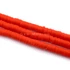 Kép 2/2 - Polymer (piros) button szál, 6 mm, kb. 38 cm
