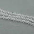 Kép 2/2 - Kristály (fehér ) fazettált golyós szál, 4 mm, kb. 30 cm