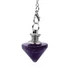 Kép 1/2 - Ametiszt inga, 18 cm lánccal, kb. 20 mm