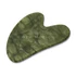 Kép 1/2 - Nefrit jade arcmasszírozó, Gua Sha, kb. 80x50 mm