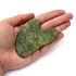 Kép 2/2 - Nefrit jade arcmasszírozó, Gua Sha, kb. 80x50 mm