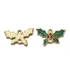 Kép 2/2 - Magyal, (Holly,Ilex) összekötő elem kb. 20x13 mm (1 db)