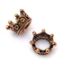Kép 2/2 - Korona (rosegold) köztes dísz, 10,5x7 mm (2 db)