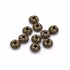 Kép 2/2 - Csomó köztes dísz, bronz szín, 6x3 mm, 10 db
