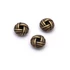 Kép 1/2 - Csomó köztes dísz, bronz szín, 6x3 mm, 10 db