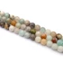 Kép 2/2 - Amazonit golyós szál, multicolor, fazettált, 6 mm, kb. 38 cm