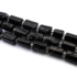 Kép 2/2 - Fekete turmalin hengeres szál, lapcsiszolt, 8x10 mm, kb. 18 cm
