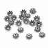 Kép 3/3 - Virág mintás gyöngykupak, 9 mm (20 db)