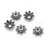 Kép 2/3 - Virág mintás gyöngykupak, 9 mm (20 db)
