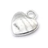 Kép 1/2 - Szív medál, 12x10 mm (5 db)