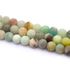 Kép 2/2 - Amazonit "A" golyós szál, multicolor, matt, 8-9 mm, kb. 38 cm