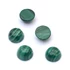 Kép 2/2 - Malachit cabochon kő, 8x3 mm (2 db)