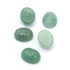 Kép 2/2 - Aventurin cabochon kő, ovál, 7x9 mm, 2 db