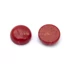 Kép 1/2 - Bambuszkorall cabochon kő, kerek, piros, 8 mm, 2 db