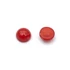 Kép 1/2 - Bambuszkorall cabochon kő, kerek, piros, 4 mm, 2 db