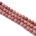 Kép 3/4 - Rodonit golyós szál, rózsaszín, 6 mm, kb. 38 cm