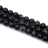 Kép 2/2 - Csíkos achát golyós szál, fekete, 8 mm, kb. 38 cm