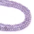 Kép 1/2 - Cirkónia (lila) fazettált golyós szál, 3mm, kb. 35 cm