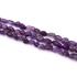 Kép 2/2 - Ametiszt pebble szál, 6-8 mm, kb. 38 cm