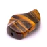 Kép 1/3 - Hematitos tigrisszem hullámos ovál gyöngy, 15x20x6 mm