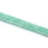 Kép 2/2 - Maláj Jáde (amazonit szín) festett golyós szál, 4 mm, kb. 38 cm