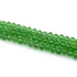 Kép 2/2 - Kristály fazettált button szál, lime zöld, 8x6 mm, kb. 40 cm, 65-68 szem/szál