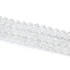 Kép 4/4 - Kristály fazettált button szál, fehér, 10x8 mm, kb. 48 cm, 63-65 szem/szál