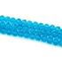 Kép 2/2 - Kristály fazettált button szál, égkék, 10x8 mm, kb. 48 cm, 63-65 szem/szál