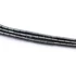 Kép 2/2 - Hematit hengeres szál, 2x4 mm, kb. 38 cm