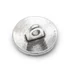 Kép 2/2 - Életfa karkötő záró gomb bőrhöz, antik ezüst szín, 14,5x7 mm, 1 db