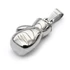 Kép 2/2 - Nemesacél box kesztyű medál, 29x15x12 mm, 1 db