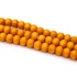 Kép 2/2 - Fa golyós szál, sárga, színezett, 8 mm, kb. 38 cm