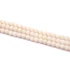 Kép 2/2 - Bambuszkorall golyós szál, fehér, fazettált, 3,5 mm, kb. 38 cm