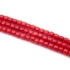 Kép 2/2 - Bambuszkorall henger szál, piros, színezett, 3x3 mm, kb. 38 cm