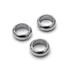 Kép 1/2 - Nemesacél kerek köztes dísz, 6mm, 4,5 mm lyuk (10 db)