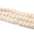 Kép 2/2 - Bambuszkorall lencse szál, fehér, 7-8 mm, kb. 38 cm