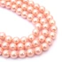 Kép 1/2 - Shell pearl (rózsaszín) golyós szál, 6 mm, kb. 38 cm