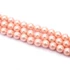 Kép 2/2 - Shell pearl (rózsaszín) golyós szál, 6 mm, kb. 38 cm