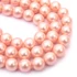 Kép 1/2 - Shell pearl (rózsaszín) golyós szál, 8 mm, kb. 39 cm