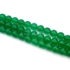 Kép 2/2 - Jáde golyós szál, sötétzöld, színezett, 6 mm, kb. 38 cm