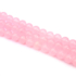 Kép 2/2 - Jáde golyós szál, rózsaszín, színezett, 6 mm, kb. 38 cm