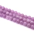 Kép 2/2 - Jáde (pasztel lila) festett golyós szál, 6 mm, kb. 38 cm