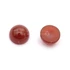 Kép 2/2 - Karneol cabochon kő, kerek, 8 mm, 2 db