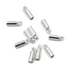 Kép 2/2 - Láncvég záró kupak, ezüst szín, 8x2,8 mm, belső átmérő: 2,1 mm, 10 db