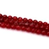 Kép 2/2 - Maláj Jáde (piros) fazettált festett golyós szál, 8 mm, kb. 38 cm