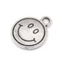 Kép 1/2 - Mosoly medál, smiley, 15x12 mm (5 db)